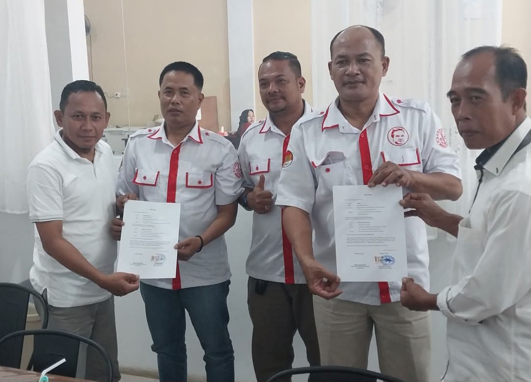 Pengurus Poktan Sawit Pujud Bersatu dan Poktan Bangko Agro Gemilang bersama pengurus JMP.